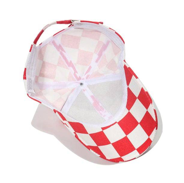 Aesthetic Checkered Cap - All Things Rainbow