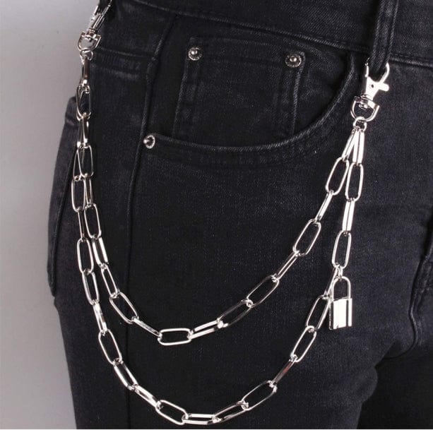 Padlock Belt Chain | Aesthetic Accessories