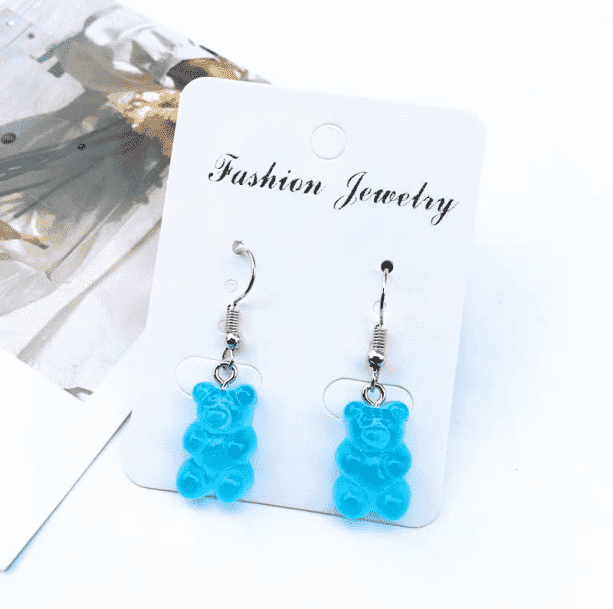 Gummy Bear Earrings | Aesthetic Kawaii Grunge Jewelry