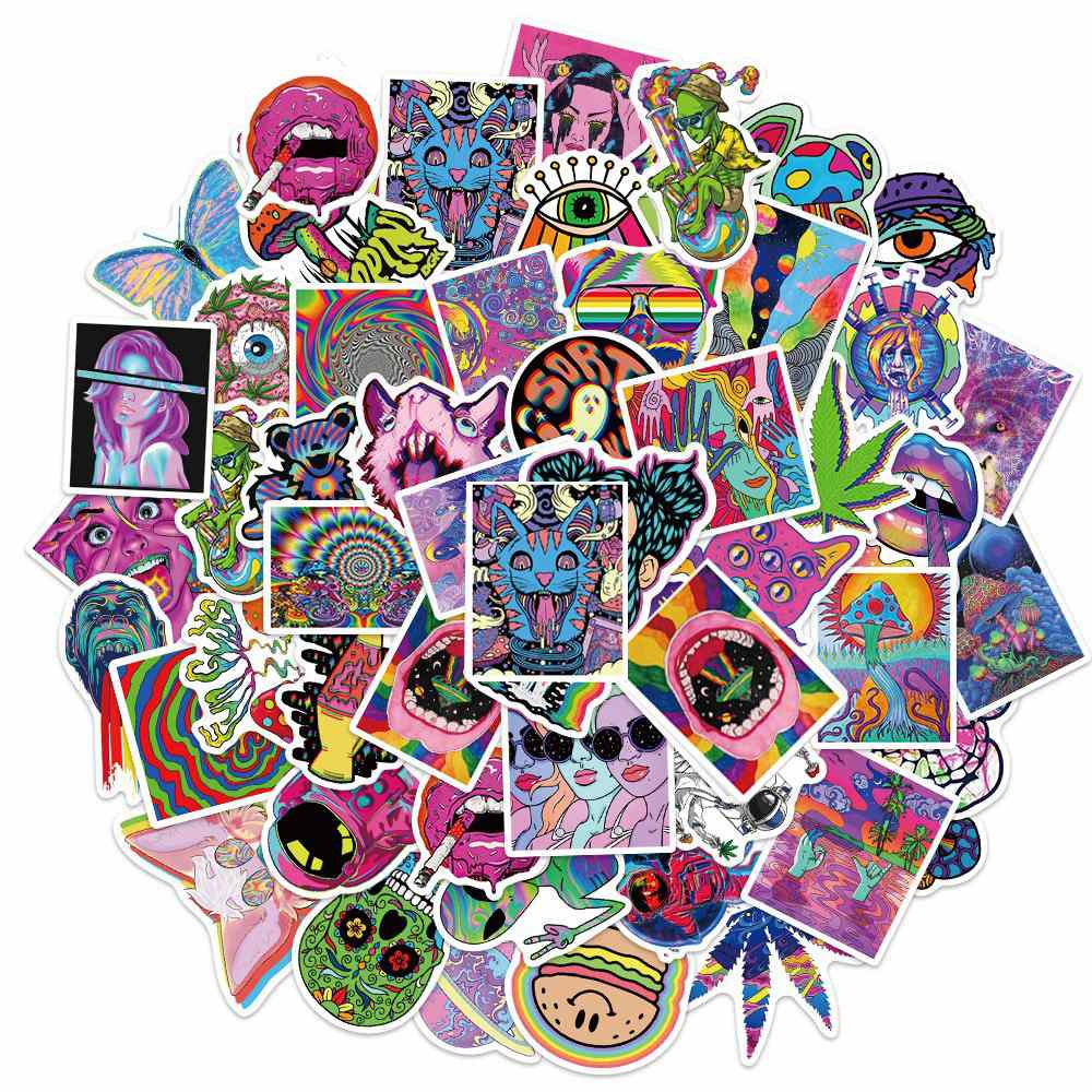 Weirdcore Stickers - All Things Rainbow