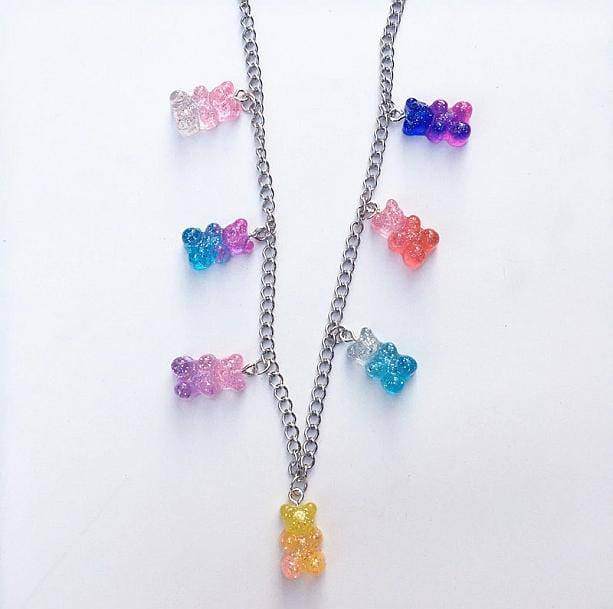 Gummy Bear Necklace | Aesthetic Fashion Shop