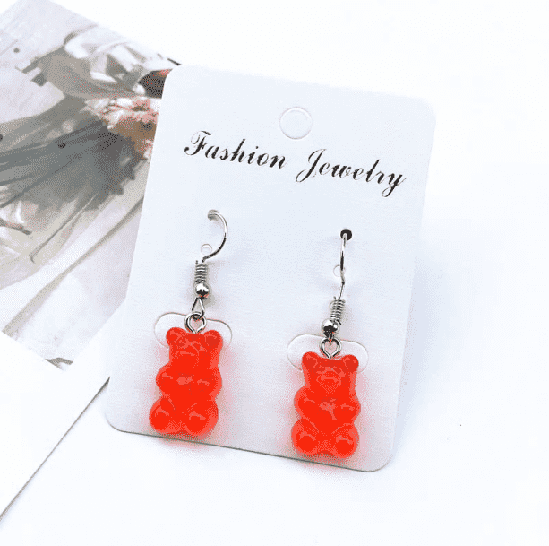 Gummy Bear Earrings - All Things Rainbow