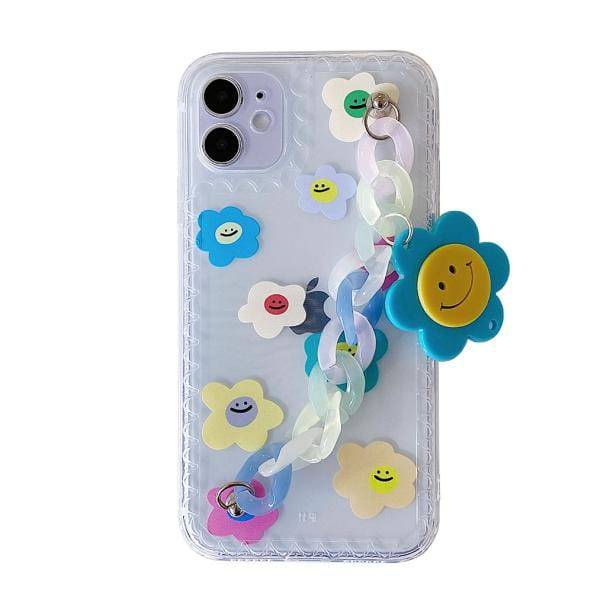 Transparent IPhone Case With Chain - All Things Rainbow