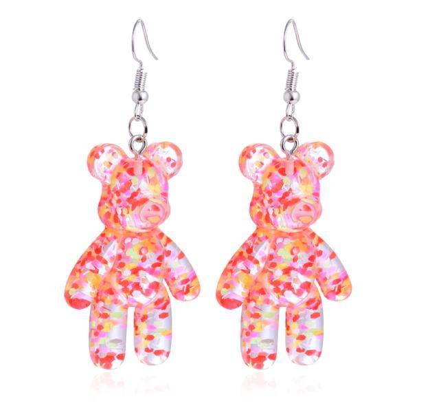 Pastel Bear Earrings - All Things Rainbow