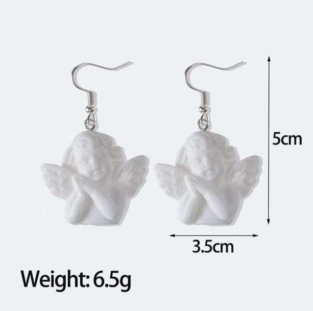 Baby Angel Earrings | Aesthetic Angel Earrings