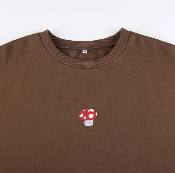 Mushroom Sweatshirt | Aesthetic Hoodies And Sweatshirts