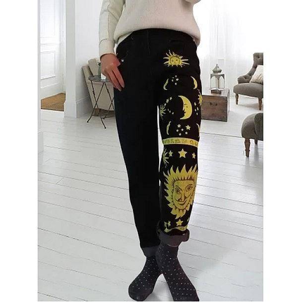 Moon And Star Trousers | Aesthetic Pants