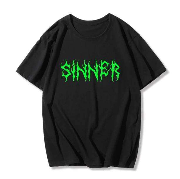 Grunge Sinner T-shirt | Grunge Aesthetic Tops