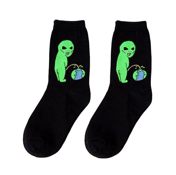 Alien Socks | Aesthetic E-Girl Socks