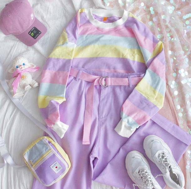 Pastel Lavender Pants - All Things Rainbow