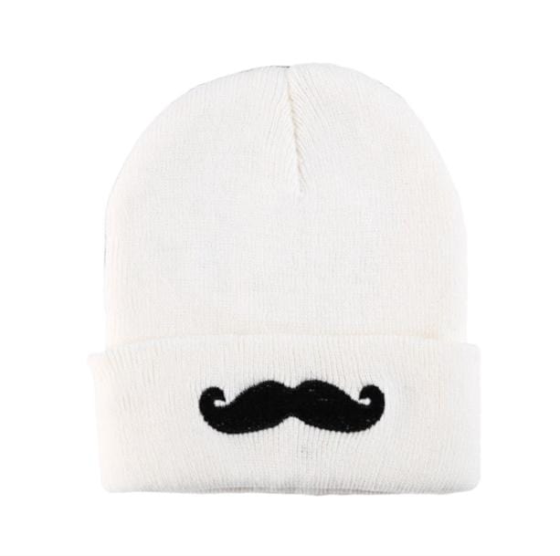 Mustache Winter Hat - All Things Rainbow