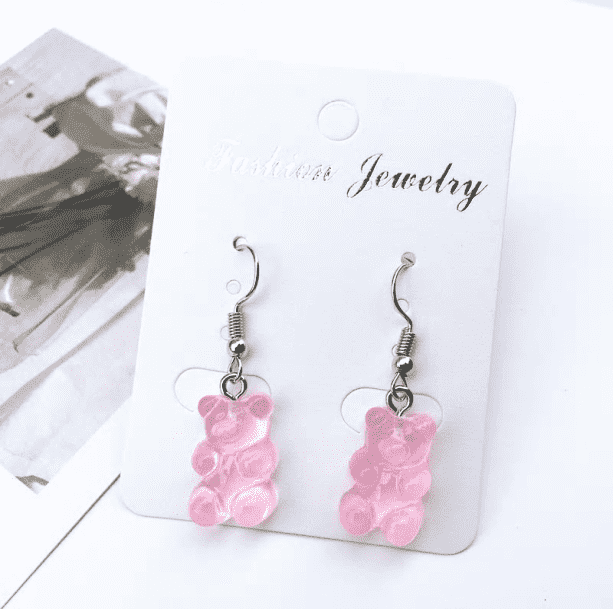 Gummy Bear Earrings | Aesthetic Kawaii Grunge Jewelry