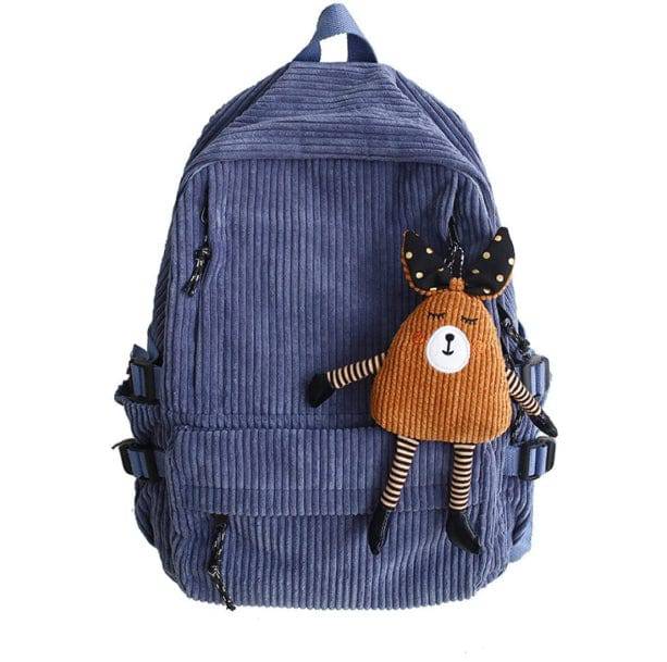 Classic Corduroy Backpack | Aesthetic Backpacks