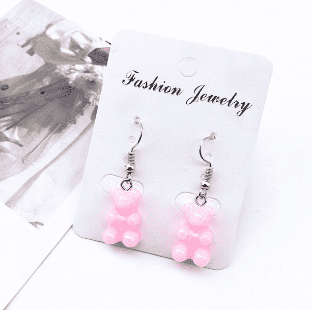 Gummy Bear Earrings | Aesthetic Kawaii Grunge Jewelry