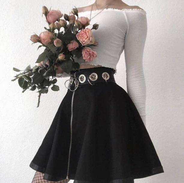 ALTgirl Grunge Mini Skirt | Aesthetic Skirts