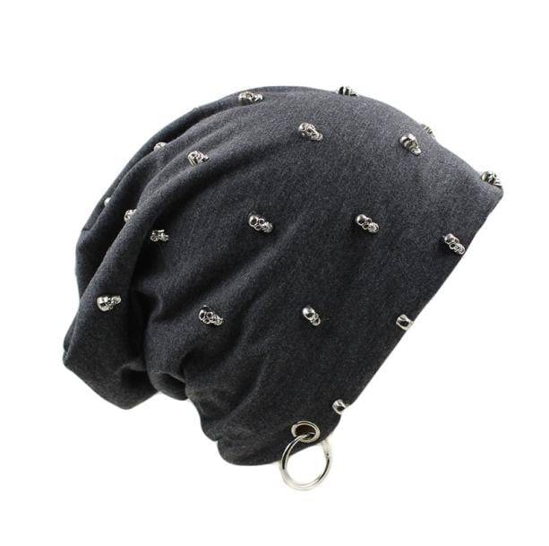 Studded Grunge Beanie - All Things Rainbow