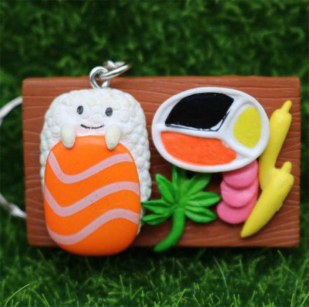 Sushi Keychain - All Things Rainbow