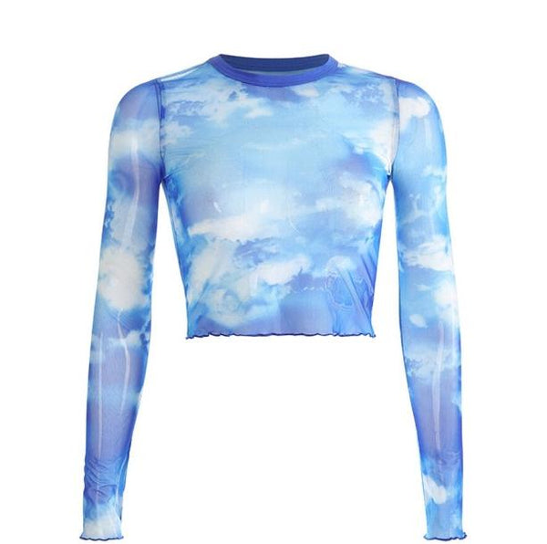 Blue Sky Top | Aesthetic Tops & T-Shirts