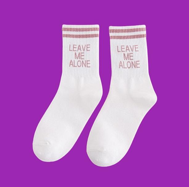 Leave Me Alone Socks | Aesthetic Socks