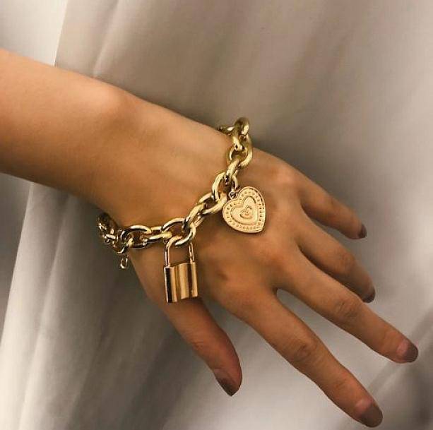 Lock To My Heart Bracelet | Aesthetic Jewelry