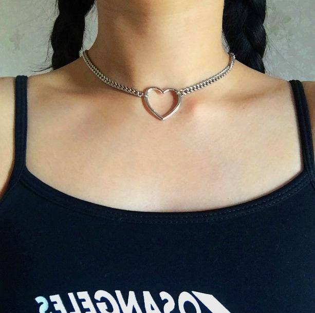 Love Heart Choker - All Things Rainbow