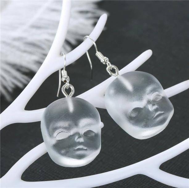 Ghost Face Earrings | Aesthetic Jewelry