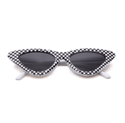 Checkerboard Pattern Glasses | Alesthetic Glasses