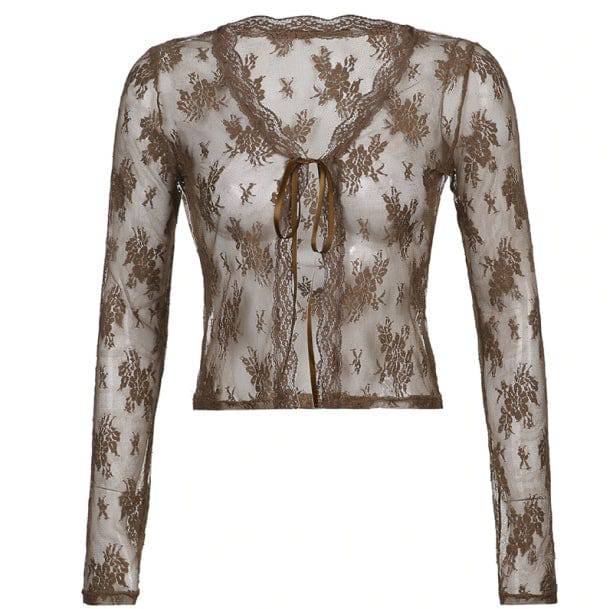 Coquette See Through Top | Coquette Aesthetic Clothes