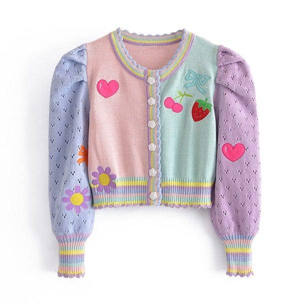 Soft Girl Cherry Cardigan - All Things Rainbow