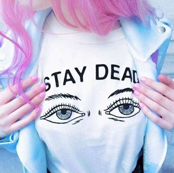 Stay Dead T-shirt - All Things Rainbow