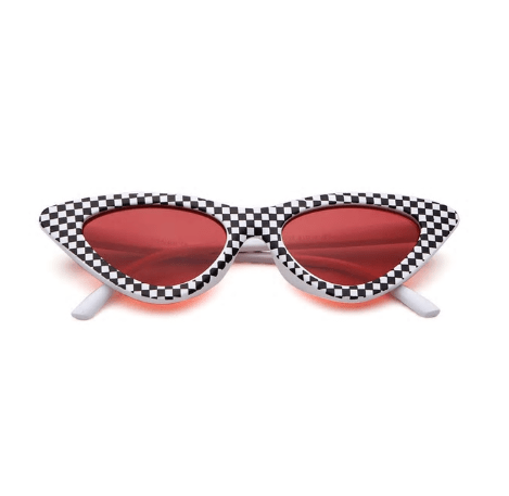 Checkerboard Pattern Glasses | Alesthetic Glasses