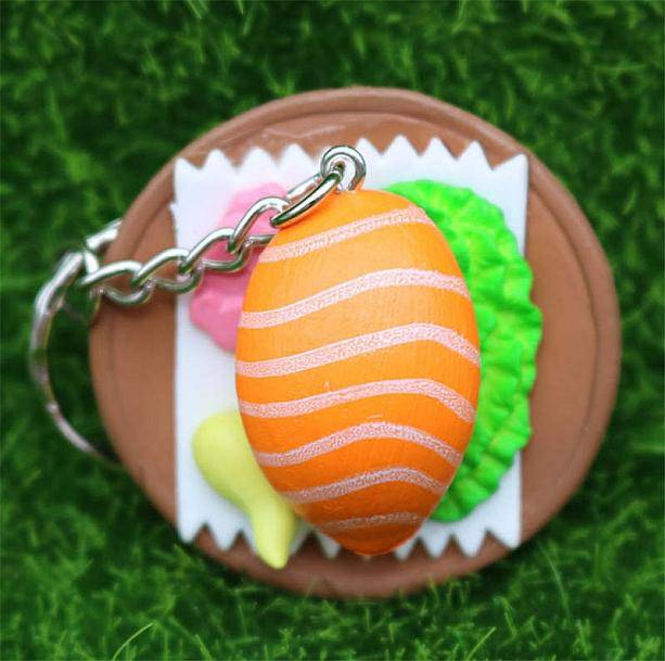 Sushi Keychain - All Things Rainbow