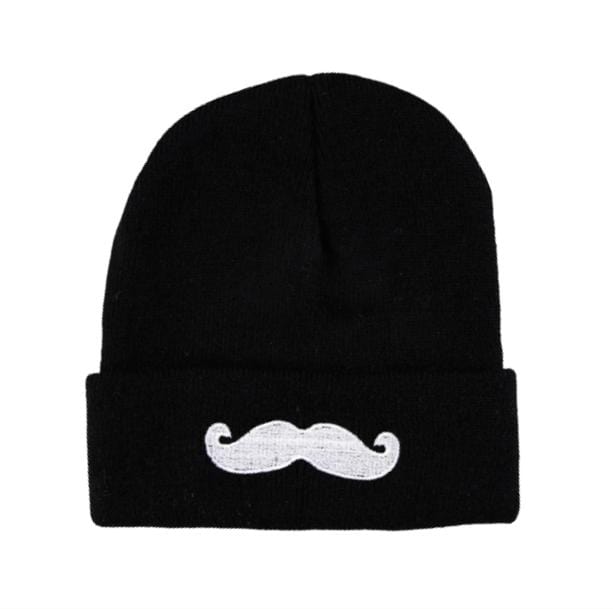 Mustache Winter Hat - All Things Rainbow