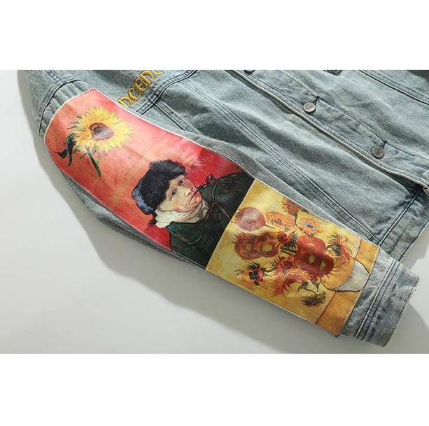 Famous Artist Denim Jacket - All Things Rainbow