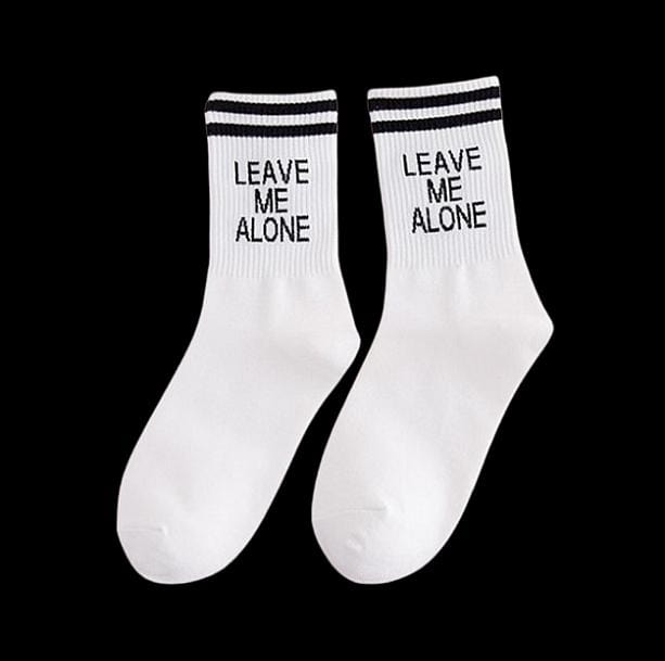 Leave Me Alone Socks | Aesthetic Socks