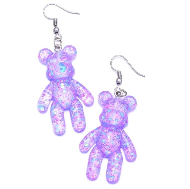 Pastel Bear Earrings - All Things Rainbow