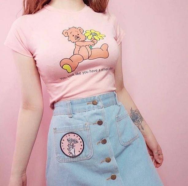 Teddy Bear Crop Top - All Things Rainbow