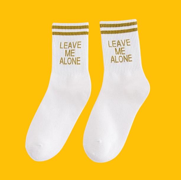 Leave Me Alone Socks - All Things Rainbow