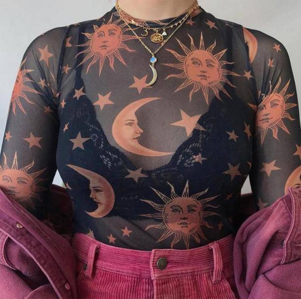 Sun And Moon Top - All Things Rainbow