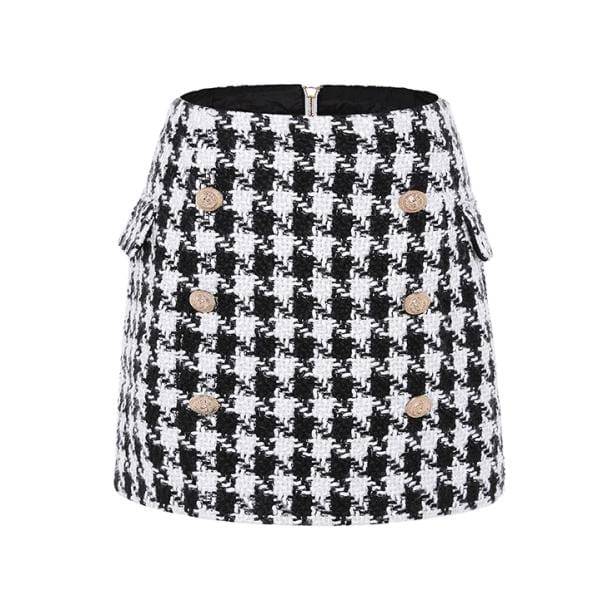 Check Mini Skirt - All Things Rainbow