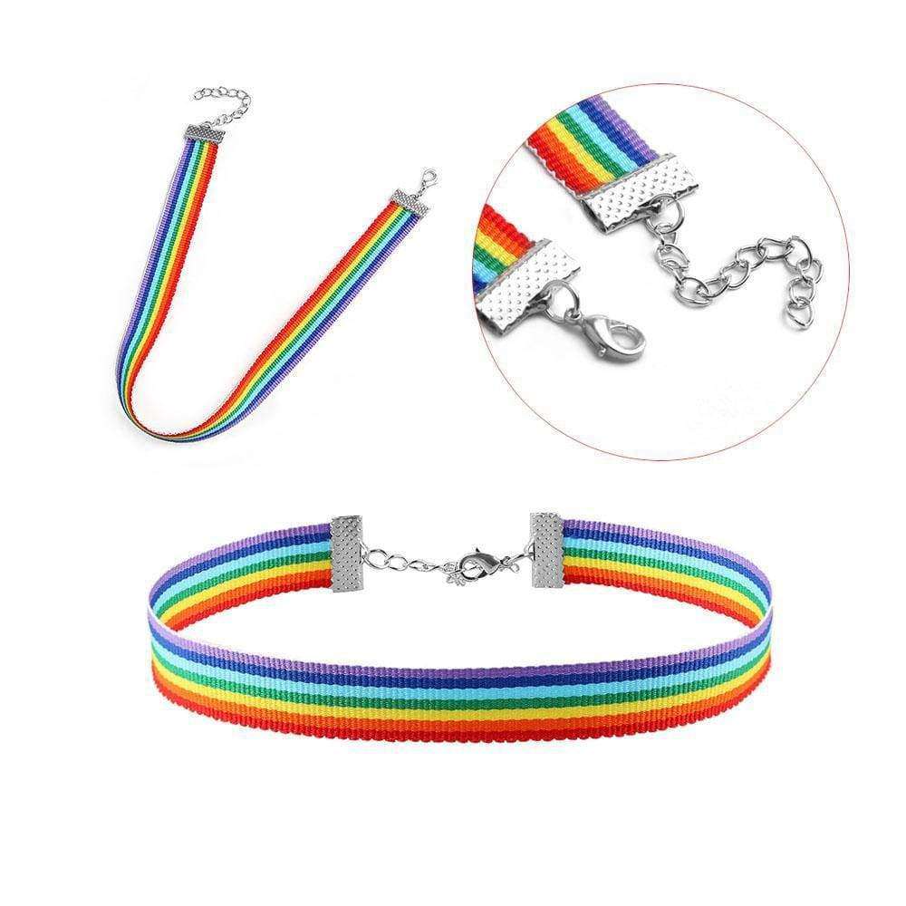 Rainbow Choker Necklace - All Things Rainbow