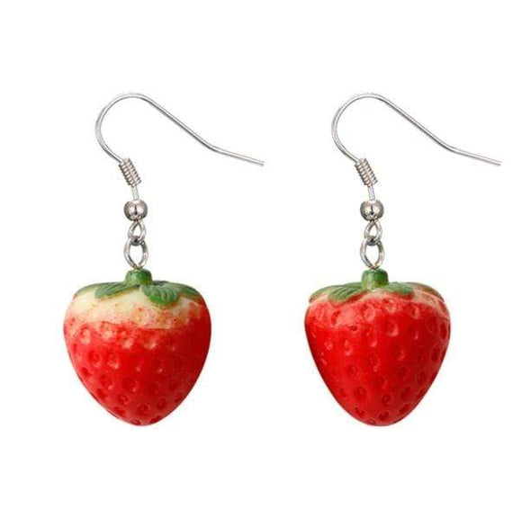 Strawberry Earrings - All Things Rainbow
