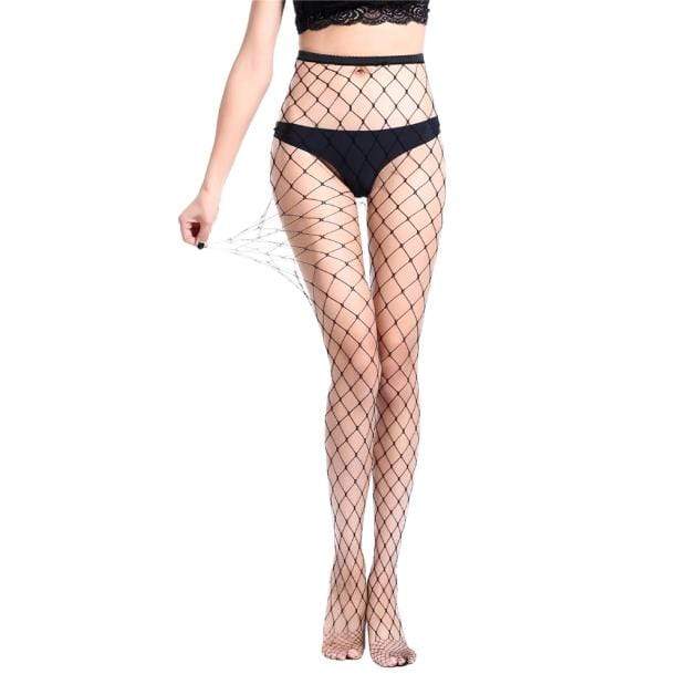 Blackheart Neon Pink Fishnet Tights