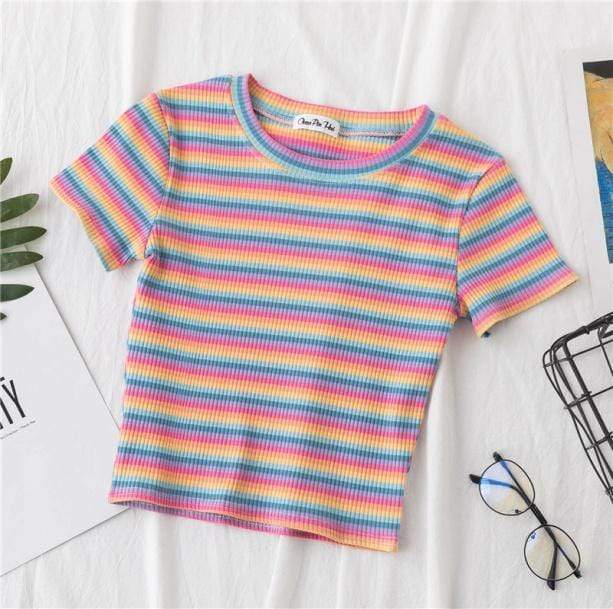 Aesthetic Rainbow Top - All Things Rainbow