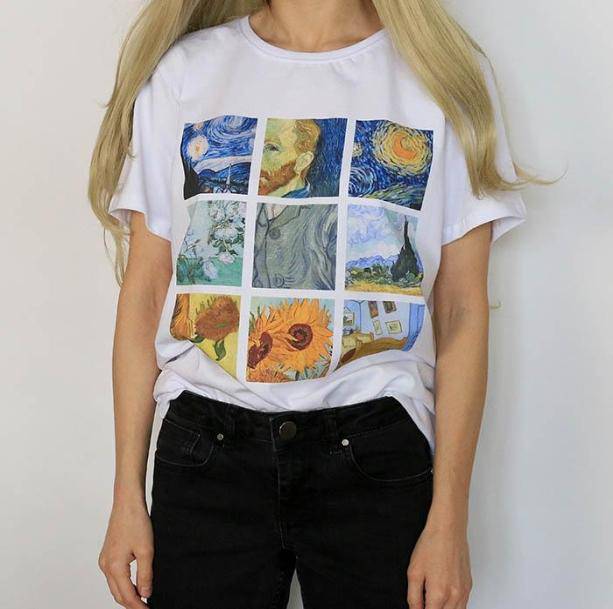 Van Gogh T Shirt - All Things Rainbow