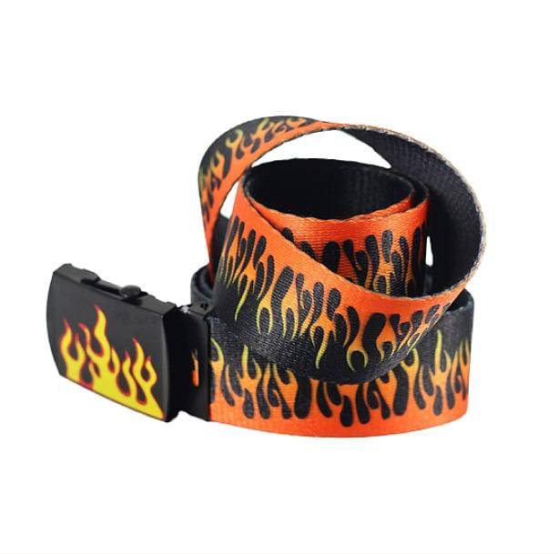 Flaming Fire Belt | Aesthetic Accessories