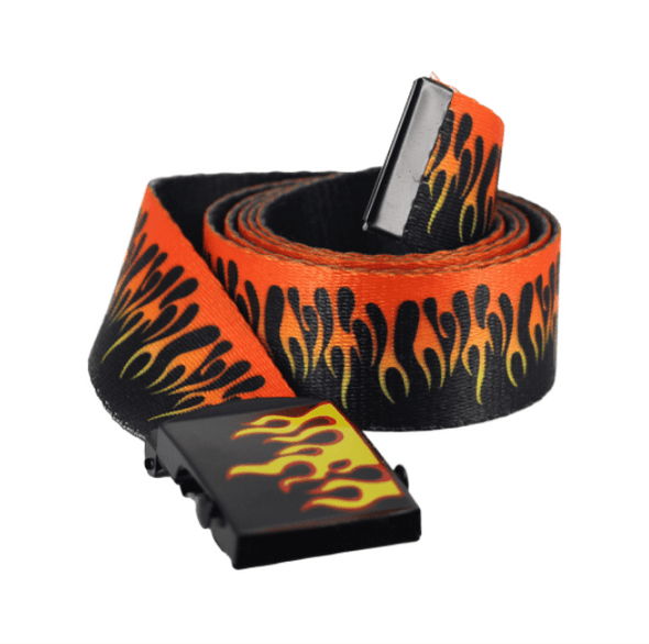 Flaming Fire Belt - All Things Rainbow
