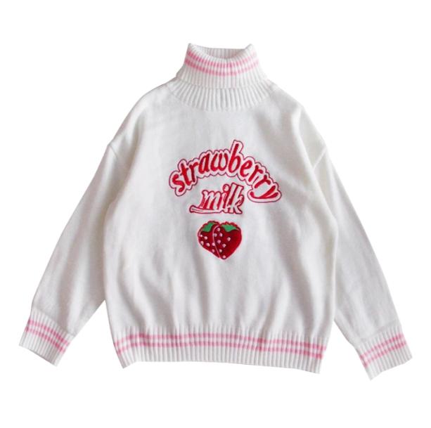 Strawberry Milk Sweater - All Things Rainbow