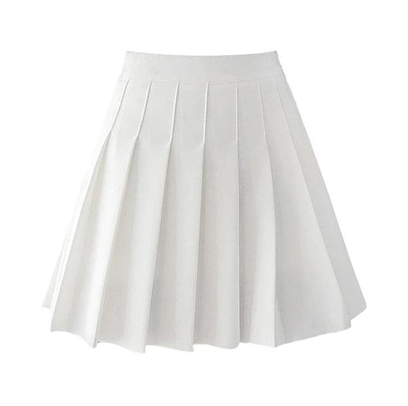 White Tennis Skirt - All Things Rainbow