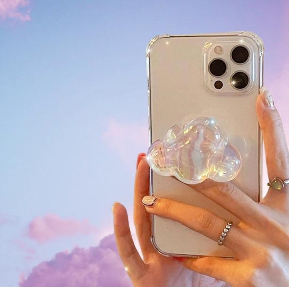 Transparent Cloud IPhone Case - All Things Rainbow